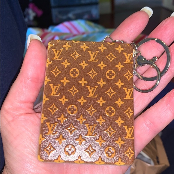 monogram mirror purse/bag charm keychain - Picture 5 of 5